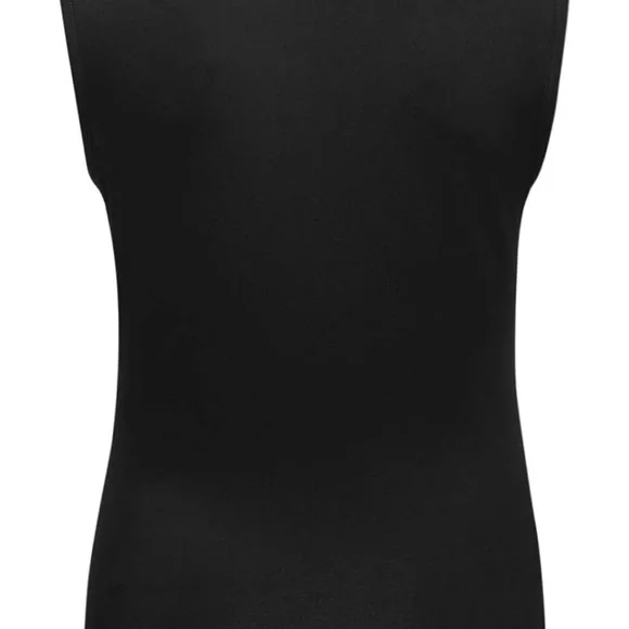 Women's Sleeveless Turtleneck T-Shirt - Picture 3 of 6